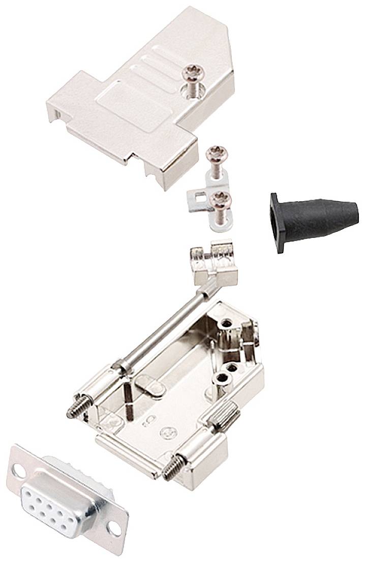 encitech DTSL09-LJSRG-S-DBS-W-K 6355-8042-11 D-Sub honkontakt set 45 ° Antal poler: 9 Lödhona 1 st
