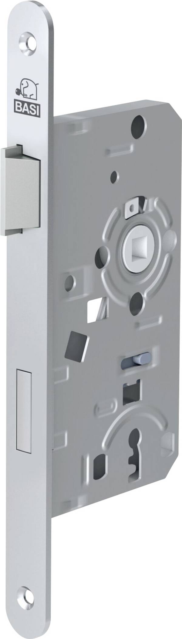 Basi 9220-5528 Insticksrumsdörrlås Silver