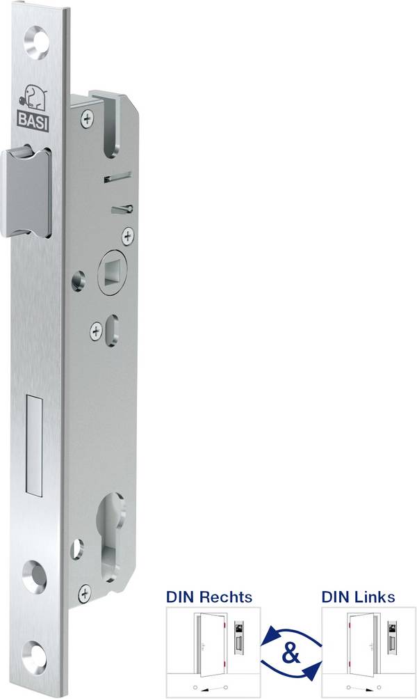 Basi 9585-4020U Insticksrörlås Silver