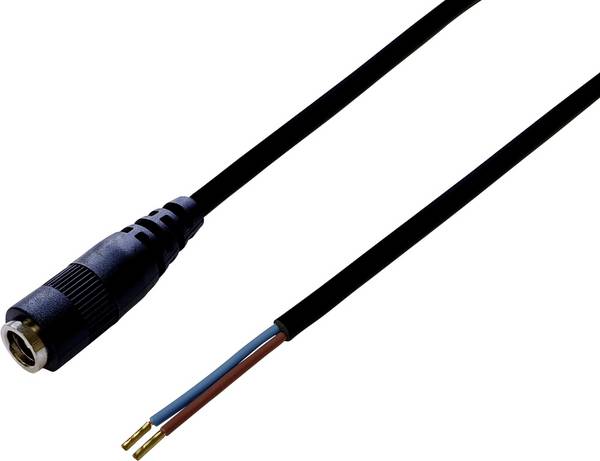 BKL Electronic DC-kabel DC-hylsdon - Öppen ände 5.50 mm 5.50 mm 2.50 mm 1.00 m 1 st Piece