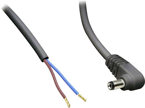 BKL Electronic DC-kabel DC-stiftdon - Öppen ände 5.50 mm 2.10 mm 30.00 cm 1 st Piece