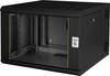 Digitus DN-19 07-U-3-SW 19" väggskåp (B x H x D) 600 x 420 x 600 mm 7 U Svart, Svart (RAL 9005)