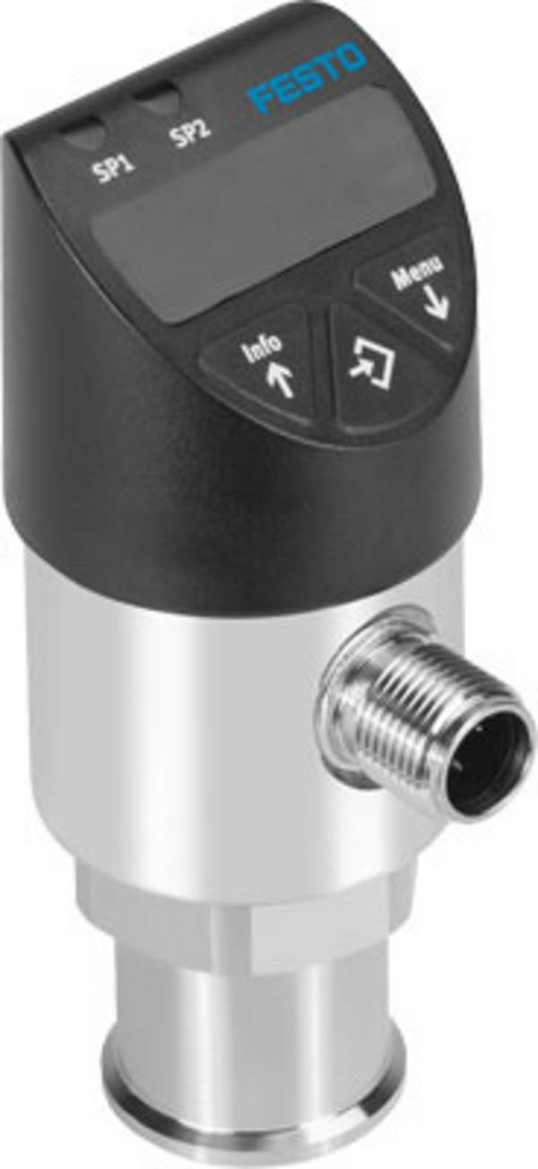 <br> FESTO<br> Trycksensor<br> Induktiv<br> SPAW-P16R-G14F-2PA-M12<br> 8022781<br> M12<br> <br> 2 x PNP <br> <br> <br>