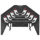 Weidmüller 1173810000 Växlingsfördelare 9.20 mm Push-In-klämma Svart 20 st Piece