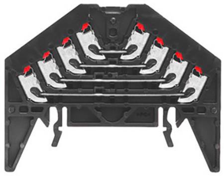 Weidmüller 1173810000 Växlingsfördelare 9.20 mm Push-In-klämma  Svart 20 st Piece