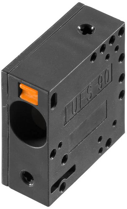 Weidmüller LUFS 10.00/01/90 5.0SN BK BX Skruvklämma block 16 mm² Antal poler 1 Svart 50 st