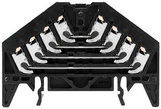 Weidmüller 1173820000 Växlingsfördelare 9.20 mm Push-In-klämma  Svart 20 st Piece