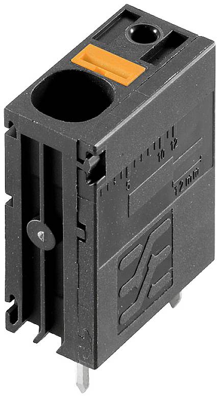 Weidmüller LLFS 7.50/01/180 5.0SN BK BX Skruvklämma block 6 mm² Antal poler 1 Svart 200 st