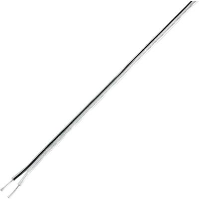 TRU COMPONENTS TC-7815648 Högtalarkabel 2 x 0.4 mm² Transparent 10 m