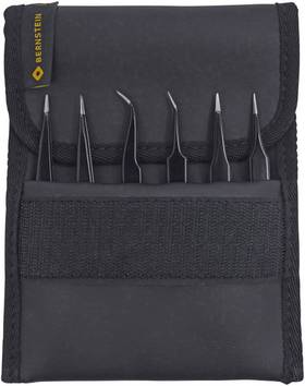 BERNSTEIN Tools for Electronics 5-070-UF-13  Pincett-set 6 delar