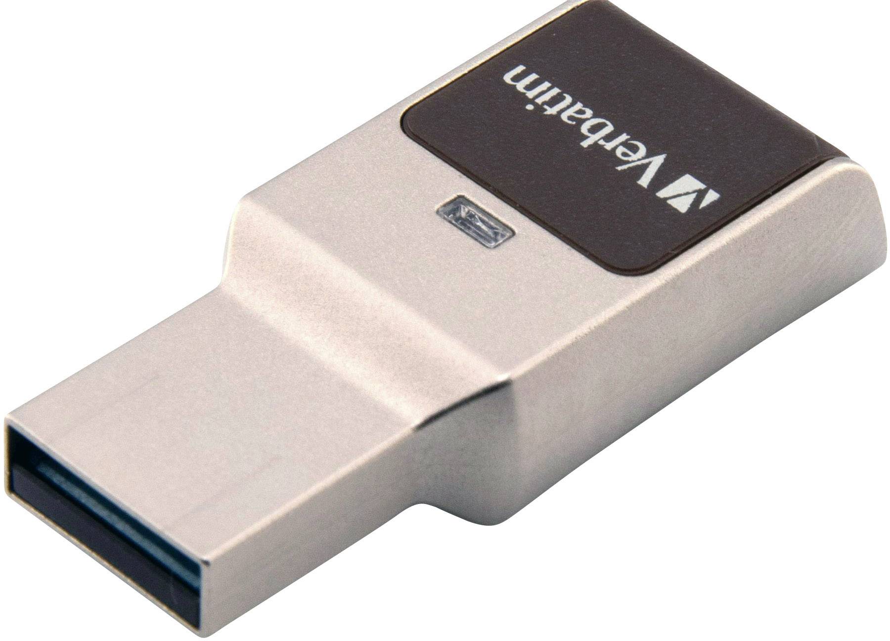 Verbatim Fingerprint Secure AES Hardware Encryption USBminne 64 GB