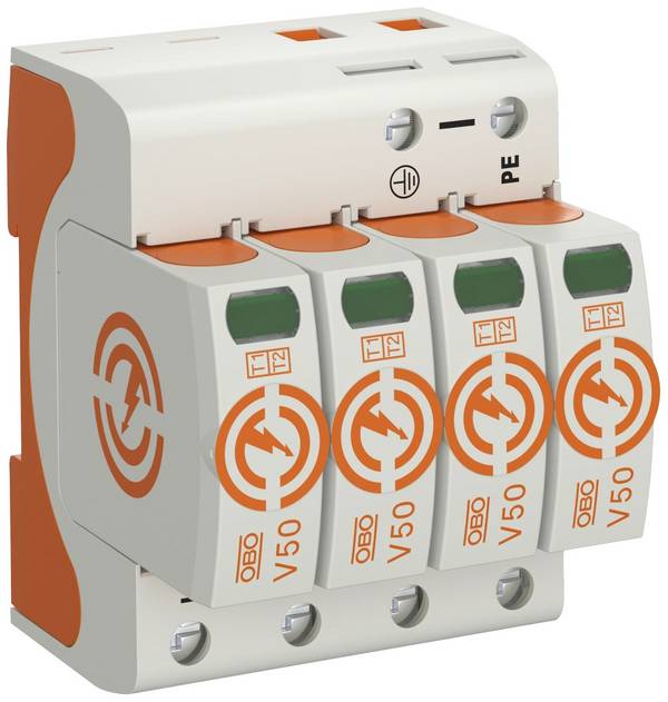 OBO Bettermann 5093513 V50-4-280 Combicontroller   50 kA 1 st