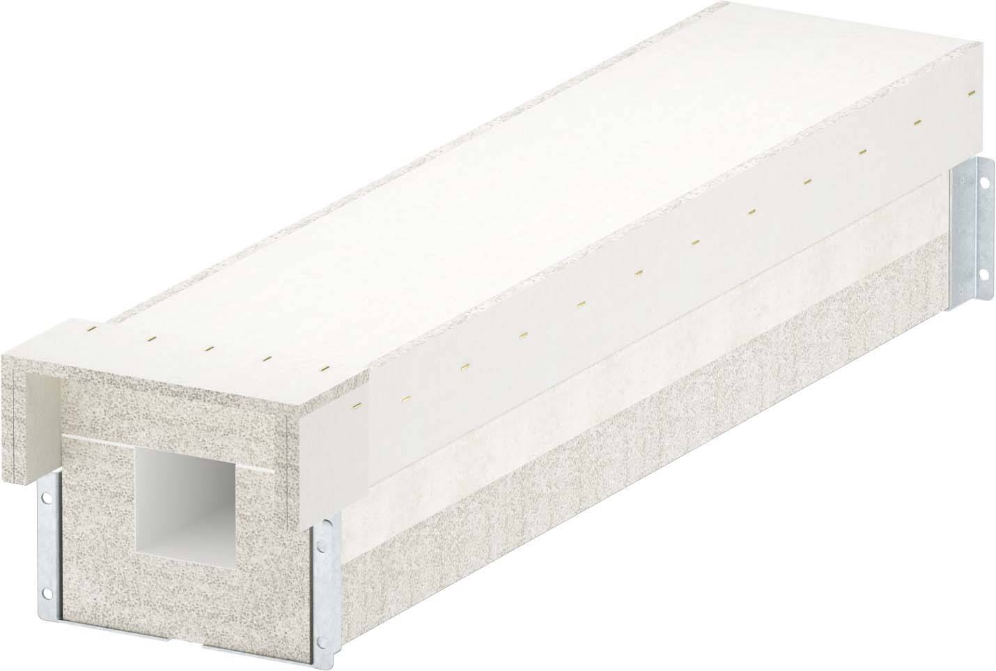 OBO Bettermann 7214840 Brandskyddskanal (L x B x H) 1000 x 200 x 200 mm Grå 1 st