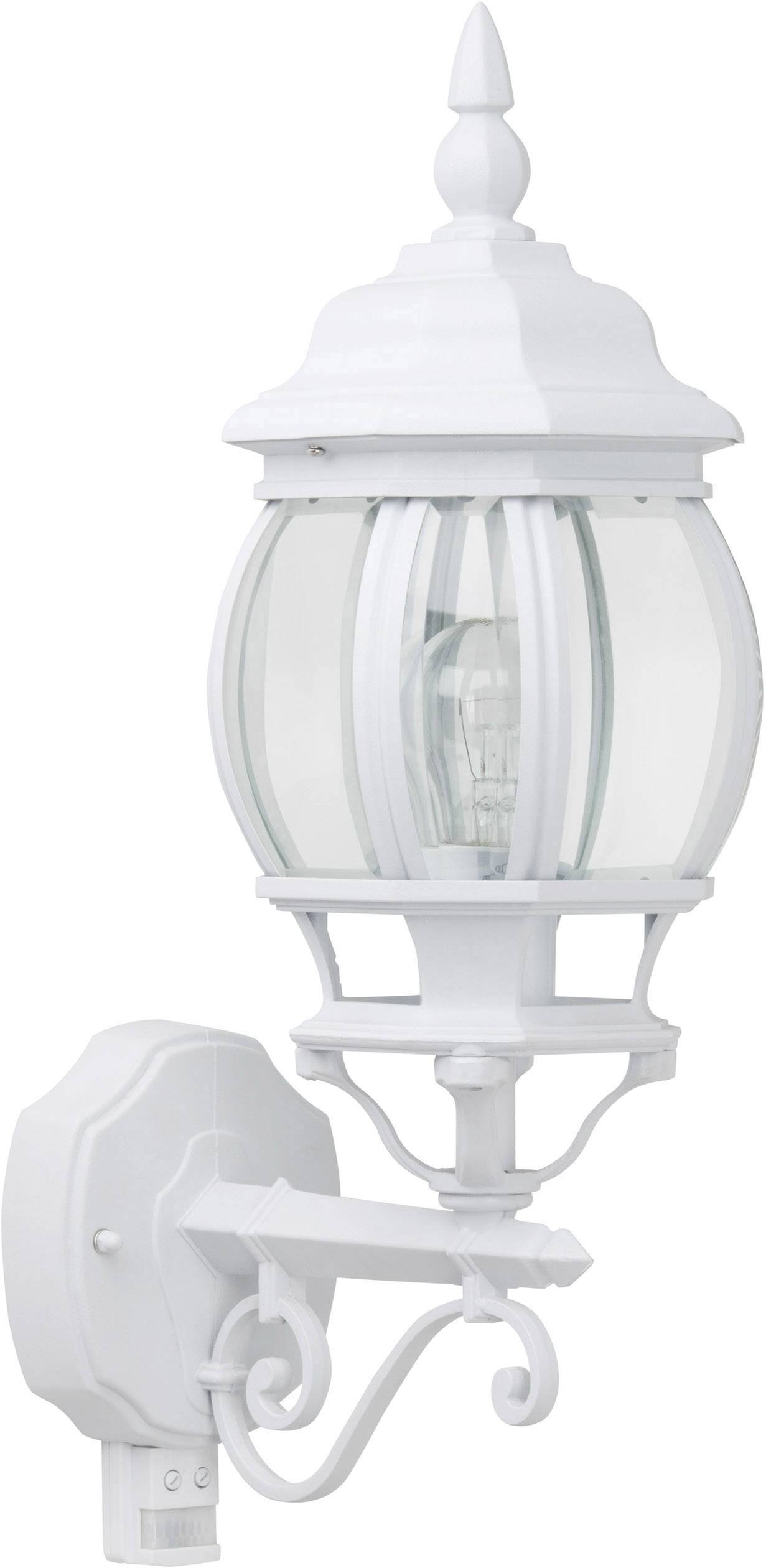 Brilliant Istria 48697/05 Utomhusväggbelysning med rörelsedetektor LED E27 60 W Vit