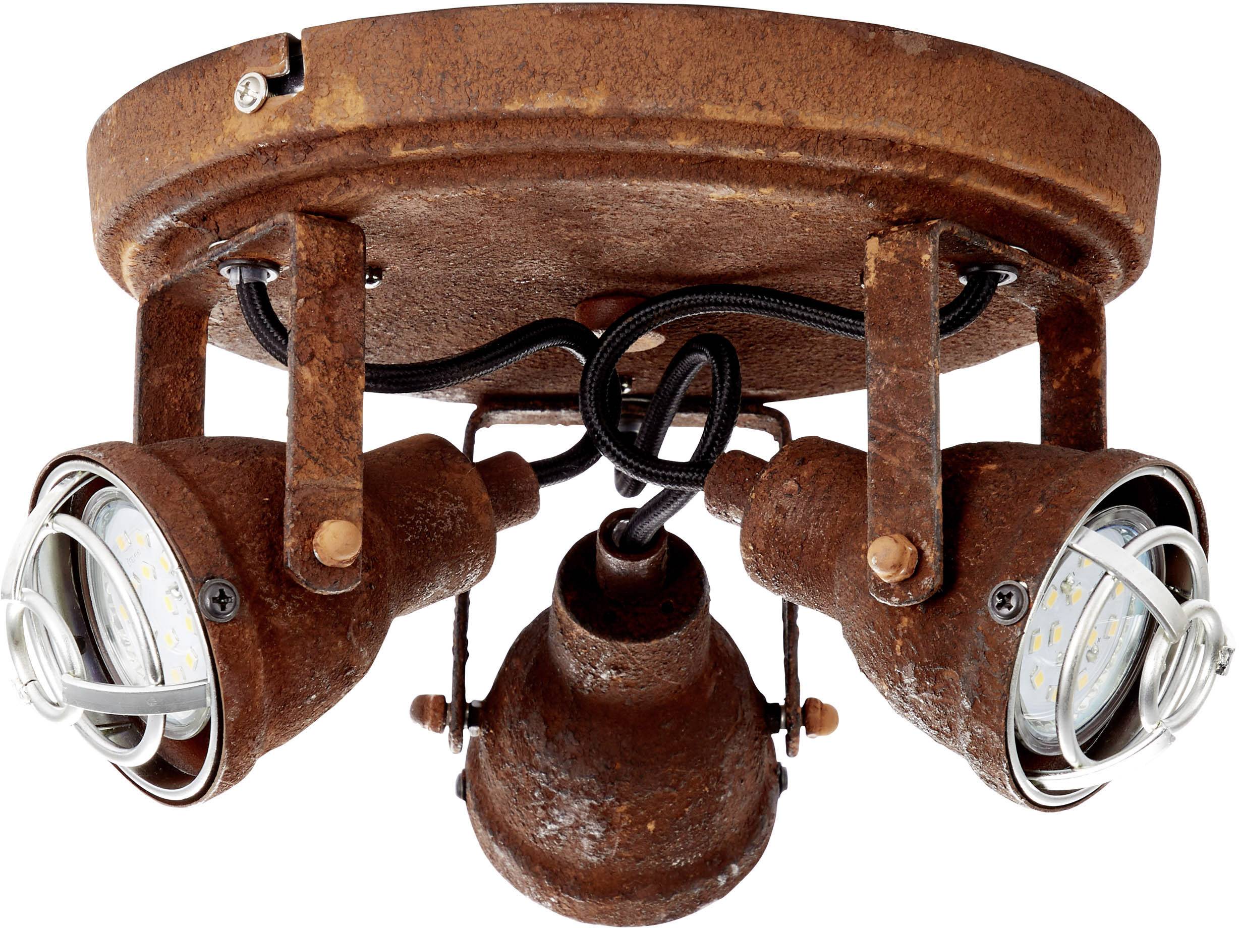 Takspotlights LED GU10 12 W Brilliant Bente 26334/60 Rostfärgad Conrad.se