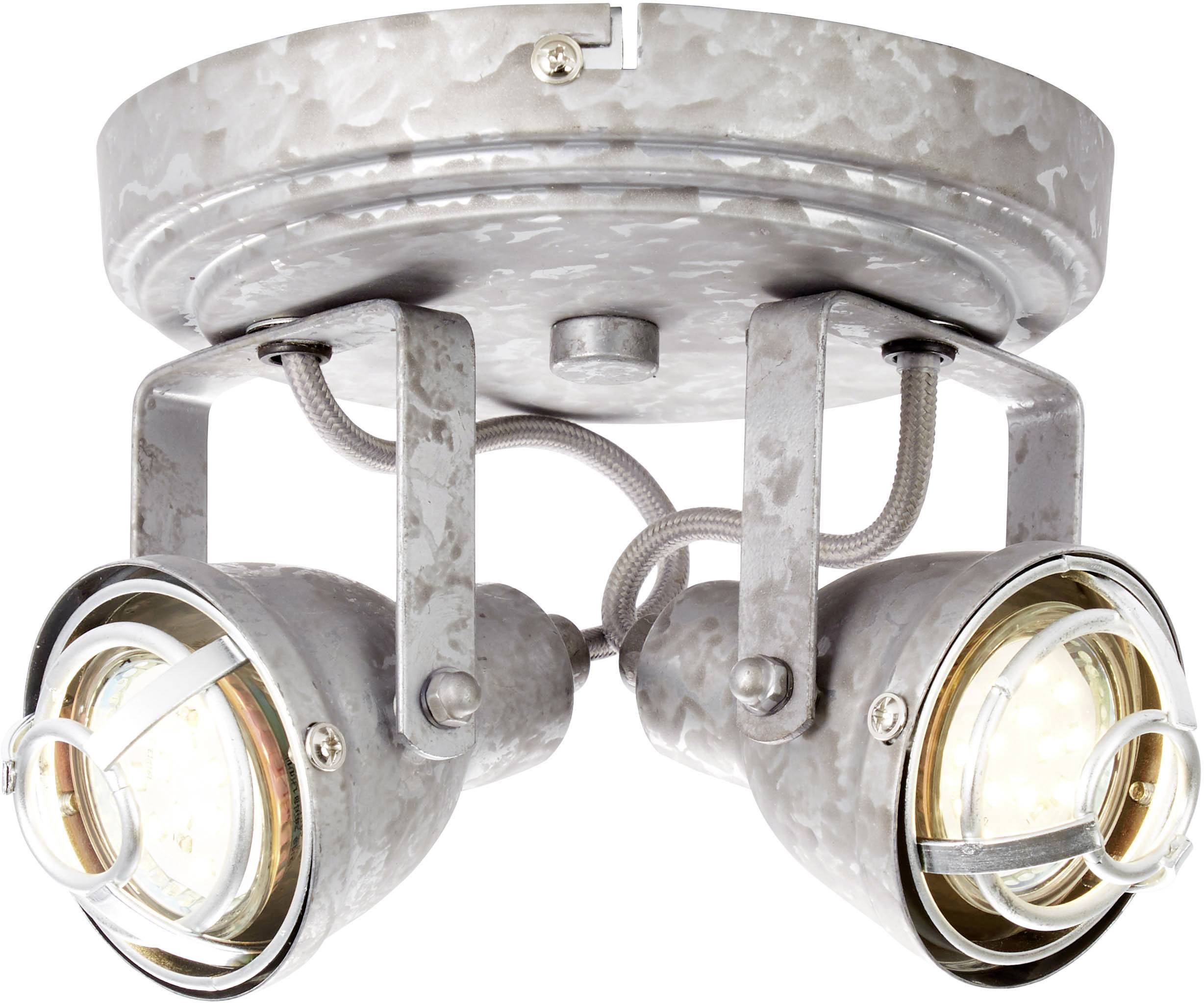 Takspotlights LED GU10 8 W Brilliant Bente 26324/43 Zink Conrad.se