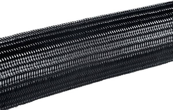 HellermannTyton 170-41600 HEGPA6616-PA66-BK Flätad slang Svart Polyamid  12 till 18 mm 50 m