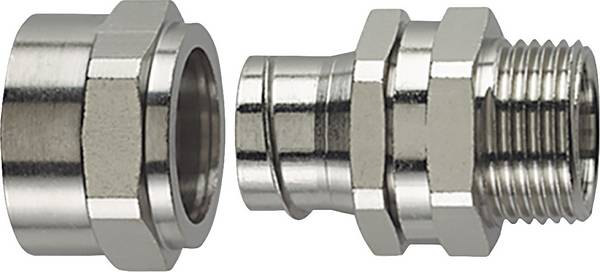 HellermannTyton 166-33913 PCSB40-SM-PG36-NPB-ML Slangskruvlåsning Metall PG36  Rak 1 st