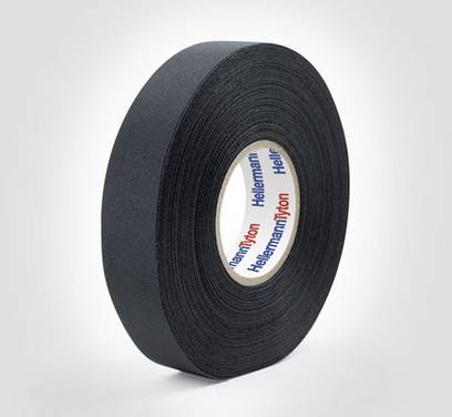 HellermannTyton HTAPE-PROTECT250-PET-BK 712-10003 Tygtejp   (L x B) 25 m x 19 mm 1 st