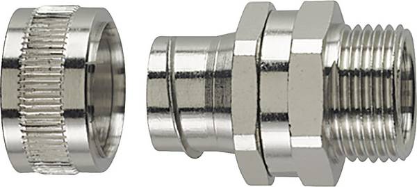 HellermannTyton 166-30409 SC63-SM-M63-NPB-ML Slangskruvlåsning Metall   Rak 1 st