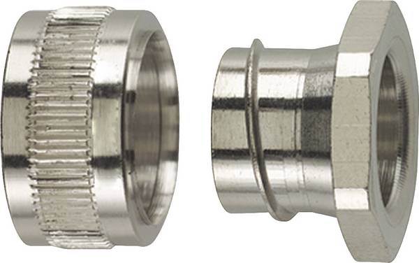 HellermannTyton 166-31208 PCS63-PC-NPB-ML Slangskruvlåsning Metall   Rak 1 st