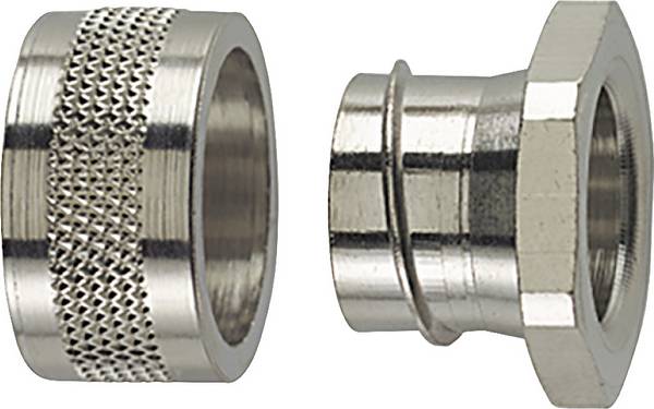 HellermannTyton 166-30508 SC63-PC-NPB-ML Slangskruvlåsning Metall   Rak 1 st