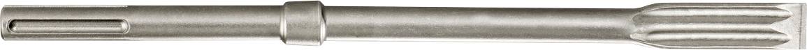 Metallkranöppen-nyckel eller borttagningsverktyg med platt handtag och slitsad ände, visad på vit bakgrund.