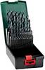 Metabo 627159000 Metall-spiralborr 25 delar 1 mm, 1.5 mm, 2 mm, 2.5 mm, 3 mm, 3.5 mm, 4 mm, 4.5 mm, 5 mm, 5.5 mm, 6 mm, 6.5 mm, 7 mm, 7.5 mm, 8 mm, 8.5 mm, 9 mm, 9.5 mm, 10 mm, 10.5 mm, 11 mm, 11.5 mm, 12 mm, 12.5 mm, 13 mm 1 st