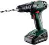 Metabo SB 18 -Slagborrmaskin batteri inkl. 2x batterier, inkl. Tillbehör