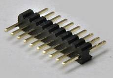 TRU COMPONENTS Stiftlist (standard) Antal serier: 1 Antal positioner per rad: 14 TC-2506325 1 st