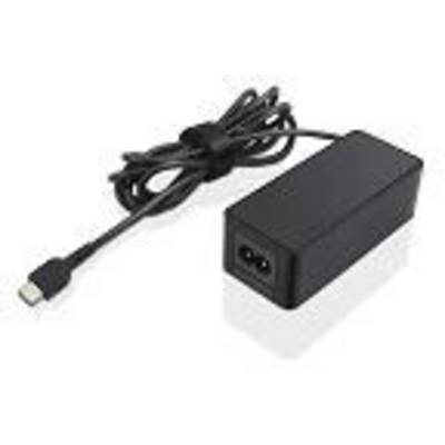 Ett svart AC-nätadapter med USB-C-kabel, lämplig för laddning av elektroniska enheter.