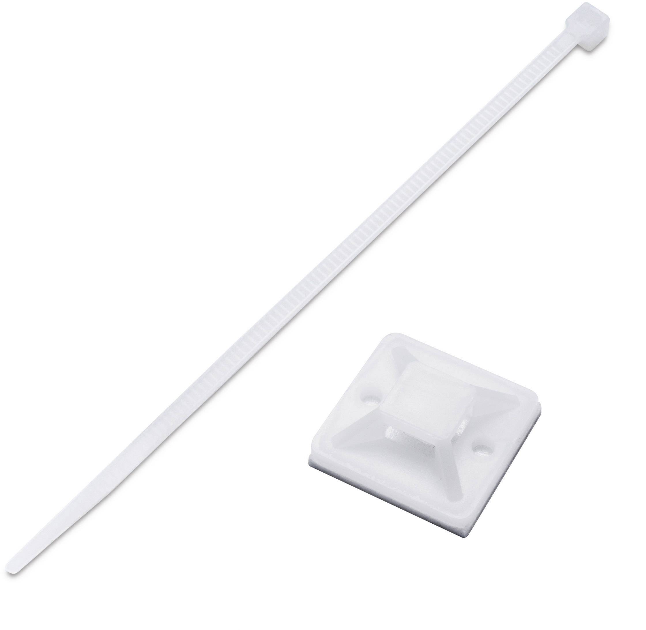 TRU COMPONENTS T1904CA038 Buntband sortiment 100 mm 2.50 mm Natural 20 delar