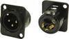 Cliff FC61905N XLR-kontakter Kontakt hane inbyggd Antal poler: 3 Nickel 1 st