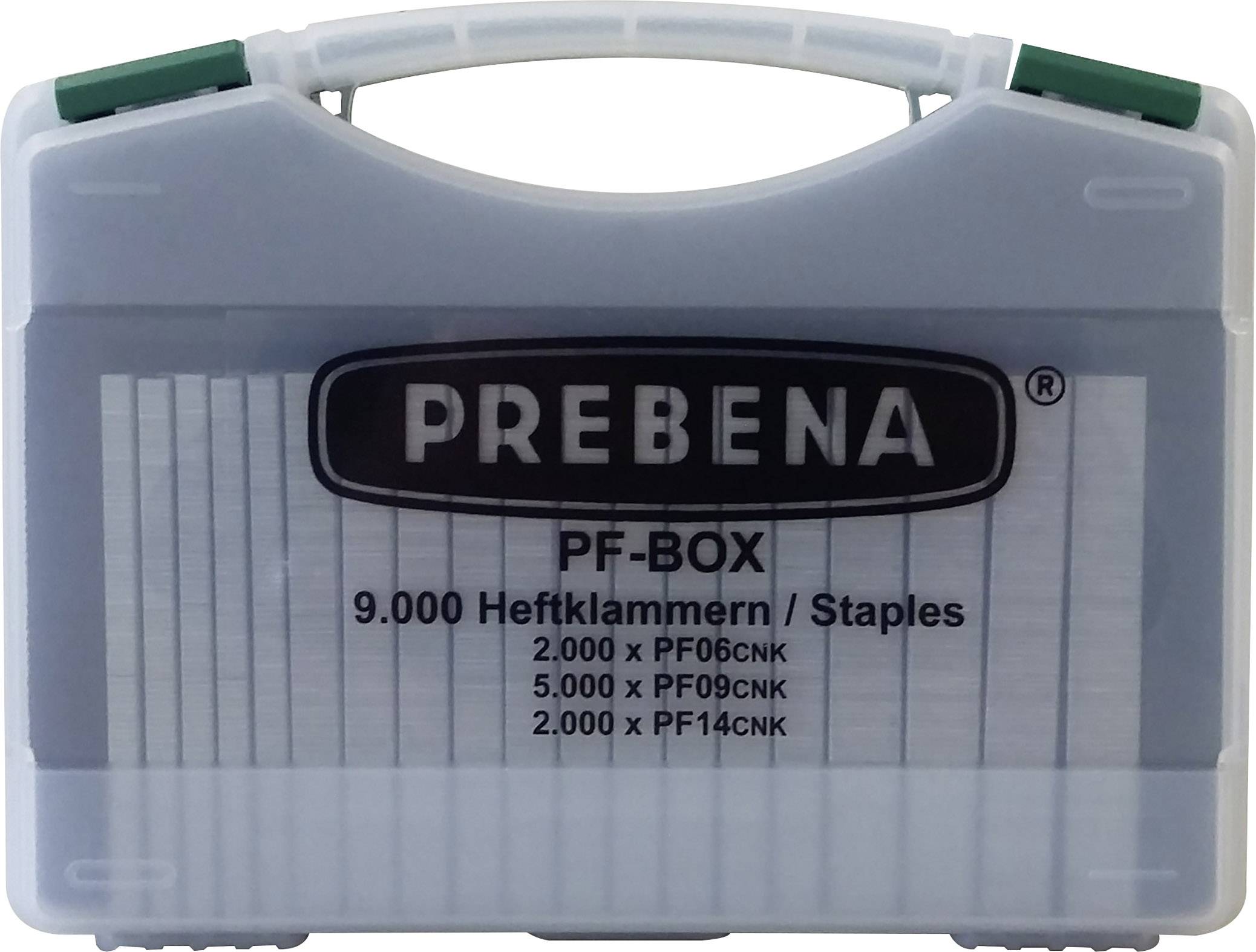 Prebena PF-Box Häftklämmor-set Typ PF 9000 st