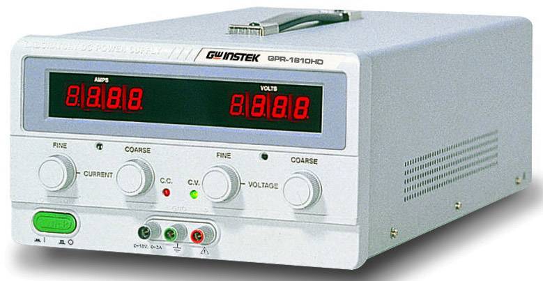 GW Instek GPR-3060D Laboratorieaggregat, justerbar 0 - 30 V 0 - 6 A 180 W Antal utgångar 1 x