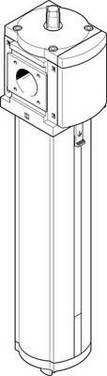 FESTO MS9-LFM-1-AUV-DA 553010 Ultrafint filter  G 1  Kapslingsmaterial Pressgjuten aluminium Tätningsmaterial NBR