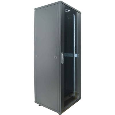Intellinet 19" Netzwerkschrank Basic Line 42HE 2033x600x800mm Flatp. Traglast 600kg schwarz 19" Nätverksrack (B x H x D)