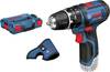Bosch Professional GSB12V-15 2-växel-Slagborrmaskin batteri exkl. batteri/laddare