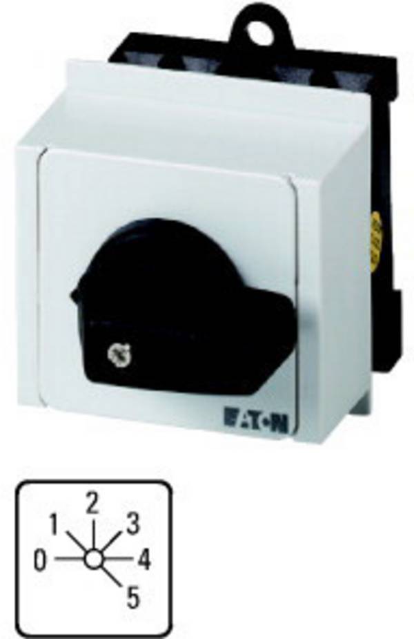 Eaton T0-3-8243/IVS Stegbrytare för fästplatta 20 690 V 1 x 45 ° Svart 1 st