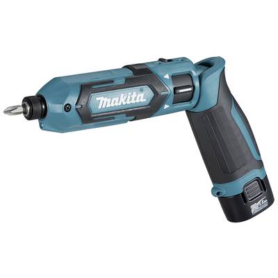 Makita TD022DSE TD022DSE Slagskruvdragare 7.2 V 1.5 Ah Li-Ion inkl. 2x batterier, inkl. väska