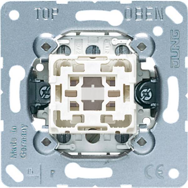 Jung 1x Insats Tryckknapp Flerfärgad 533-2U 1 st