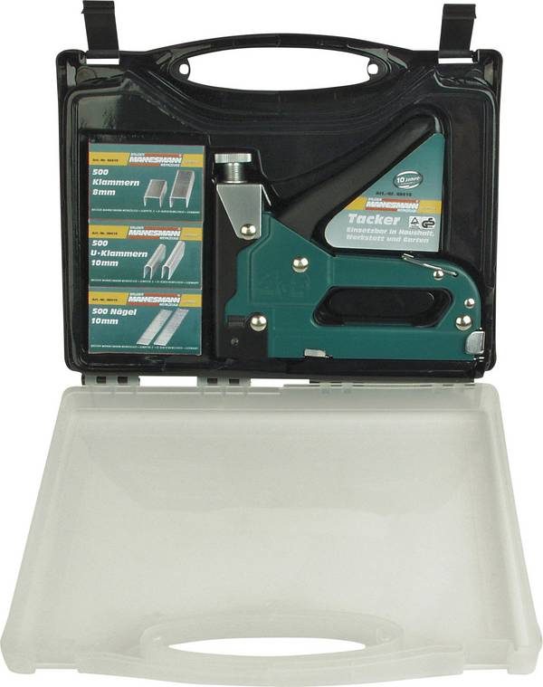 Brüder Mannesmann  M48410 Häftpistol  Klammertyp Typ G Klammerlängd 4 - 14 mm inkl. väska