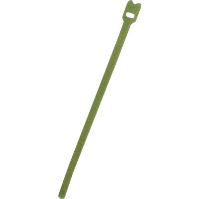 Kardborreband-bundtband för paketering Statisk del och fleecedel (L x B) 200 mm x 7 mm Grön FASTECH® ETK-7-200-0332 1 st