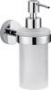 tesa SMOOZ 40323-00000-00 Tvåldispenser 200 ml Krom (glänsande), Vit (satinerad)