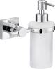tesa hukk 40255-00000-00 Tvåldispenser 200 ml Krom (glänsande), Vit (satinerad)
