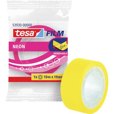 tesa 53930-00000-00 Tejp Neongul, Neonrosa (L x B) 10 m x 19 mm 1 st