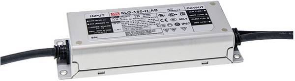 MEAN WELL XLG-150-H-AB LED driver Konstant effekt 150 W 2680 - 4170 mA 27 - 56 V/DC 3-i-1 Dimmerfunktion, möbelregistrering, Outdoor, PFC-krets, dimbar, justerbar, Överbelastningsskydd, Överspänning, Montering på brandfarliga ytor 1 st