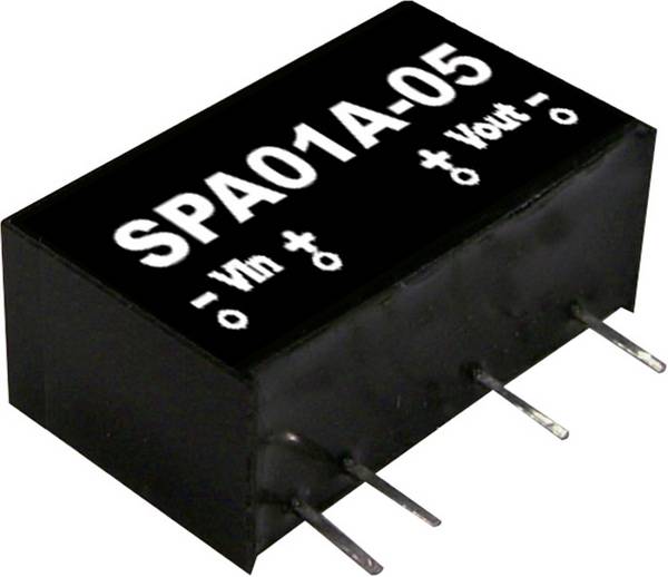 MEAN WELL SPA01B-05 DC/DC-omvandlar-modul 200 mA 1 W Antal utgångar: 1 x Innehåll 1 st