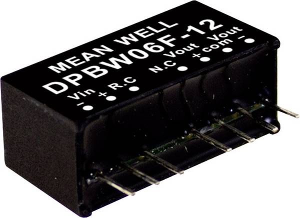 MEAN WELL DPBW06G-15 DC/DC-omvandlar-modul 200 mA 6 W Antal utgångar: 2 x Innehåll 1 st