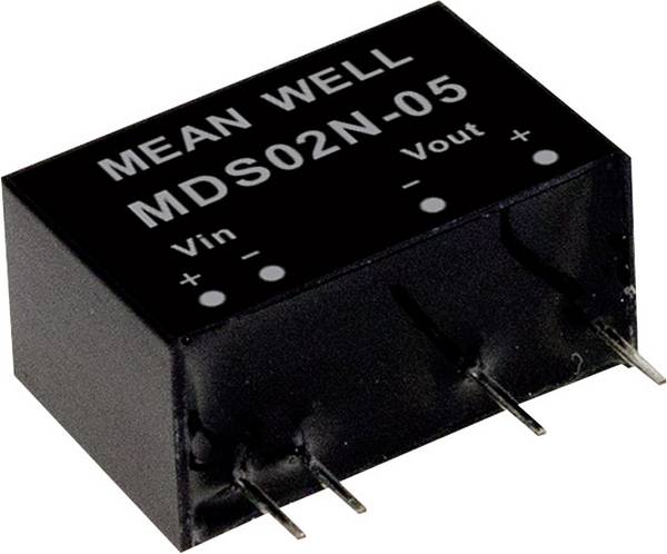 MEAN WELL MDS02N-12 DC/DC-omvandlar-modul 167 mA 2 W Antal utgångar: 1 x Innehåll 1 st